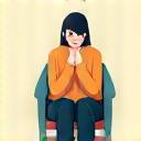 Illustration representing a negative candidate experience with a disappointed figure.